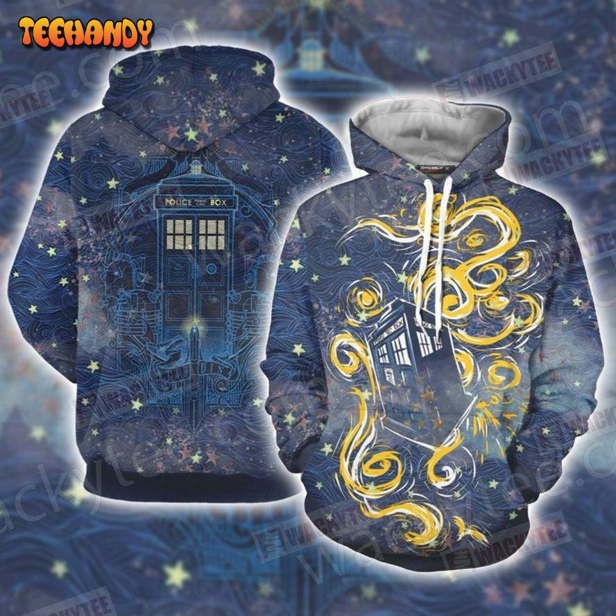 Doctor Who – Tardis Unisex 3D Hoodie All Over Print Hoodie