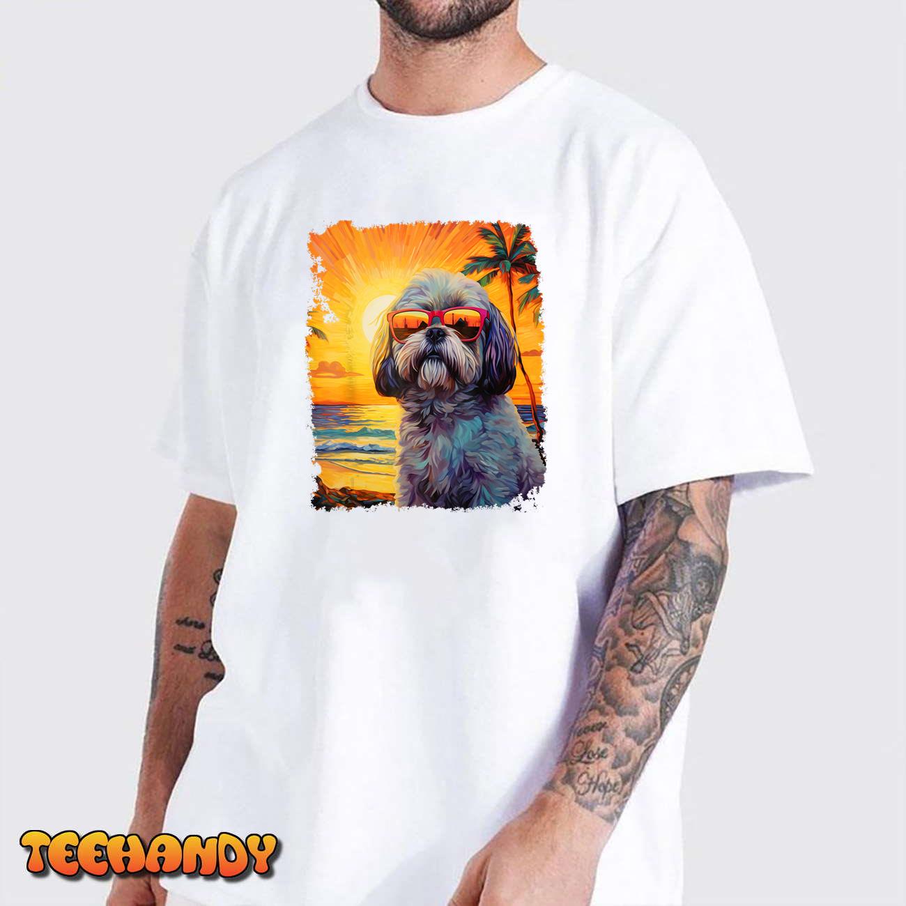 Dog Hawaiian Shih Tzu T-Shirt