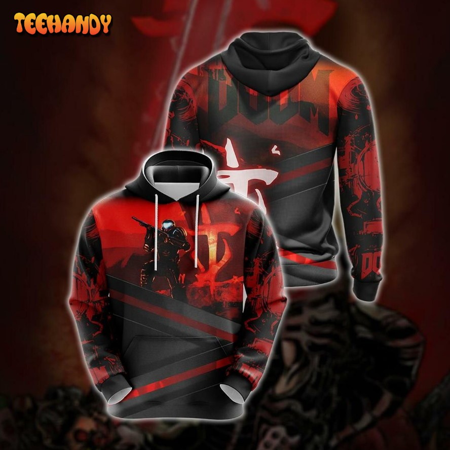 Doom New Version Unisex 3D Hoodie All Over Print Hoodie