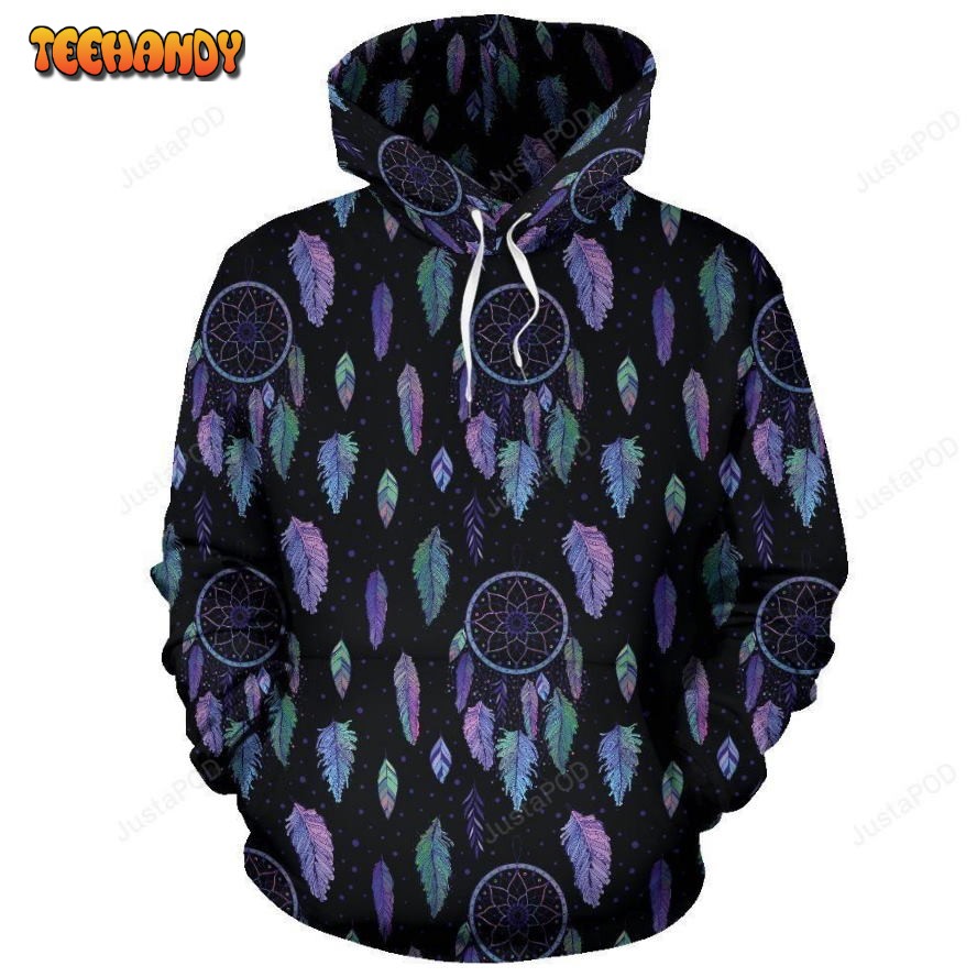 Dream Catcher Tribal Design Pullover 3D Hoodie For Men Women