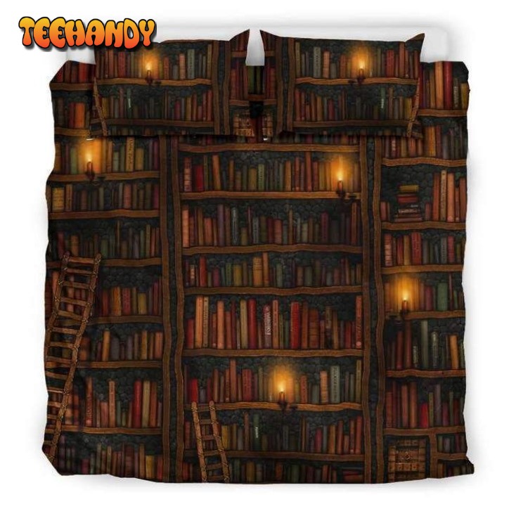 Dream Library Bookish Bed Sheets Duvet Cover Bedding Sets