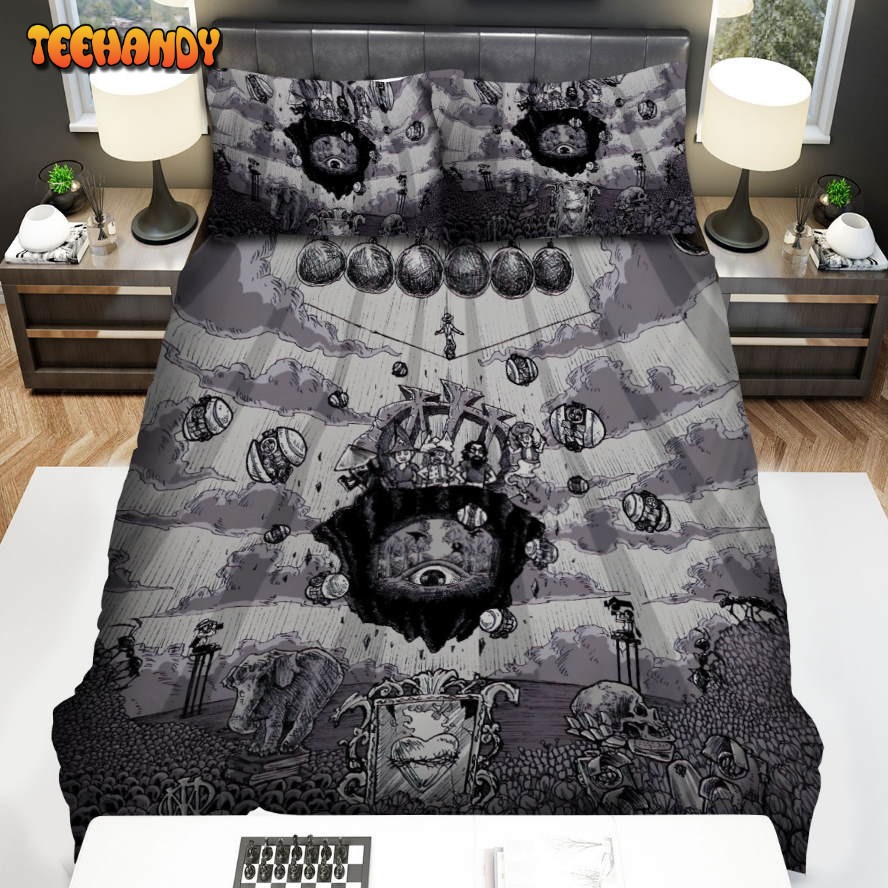 Dream Theater Iconic Albums Art Spread Comforter Duvet Cover Bedding Sets