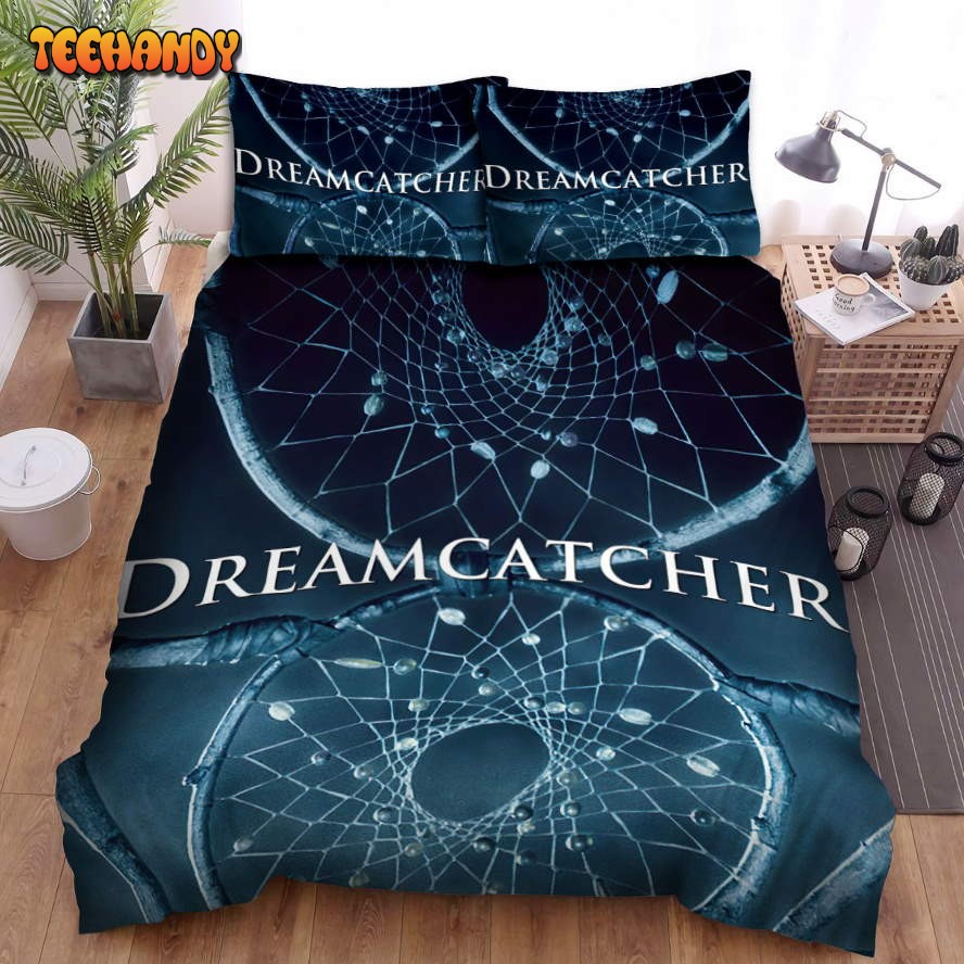 Dreamcatcher Art Symbol Of The Film Dark Blue Tone Picture Spread Bedding Sets