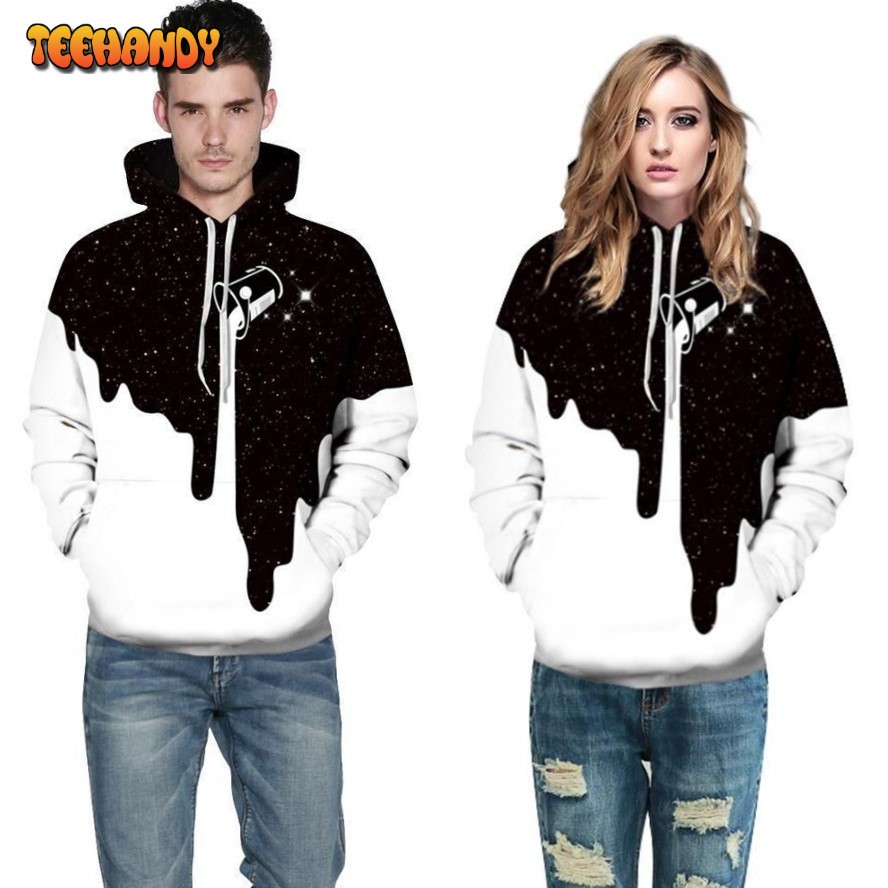 Dripping Space 3D Hoodie For Men Women All Over 3D Printed Hoodie