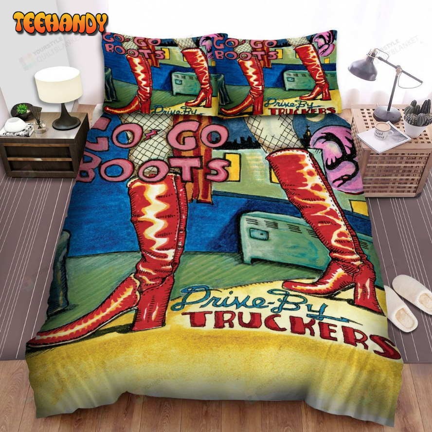 Drive-By Truckers Band Album Go – Go Boots Spread Comforter Bedding Sets