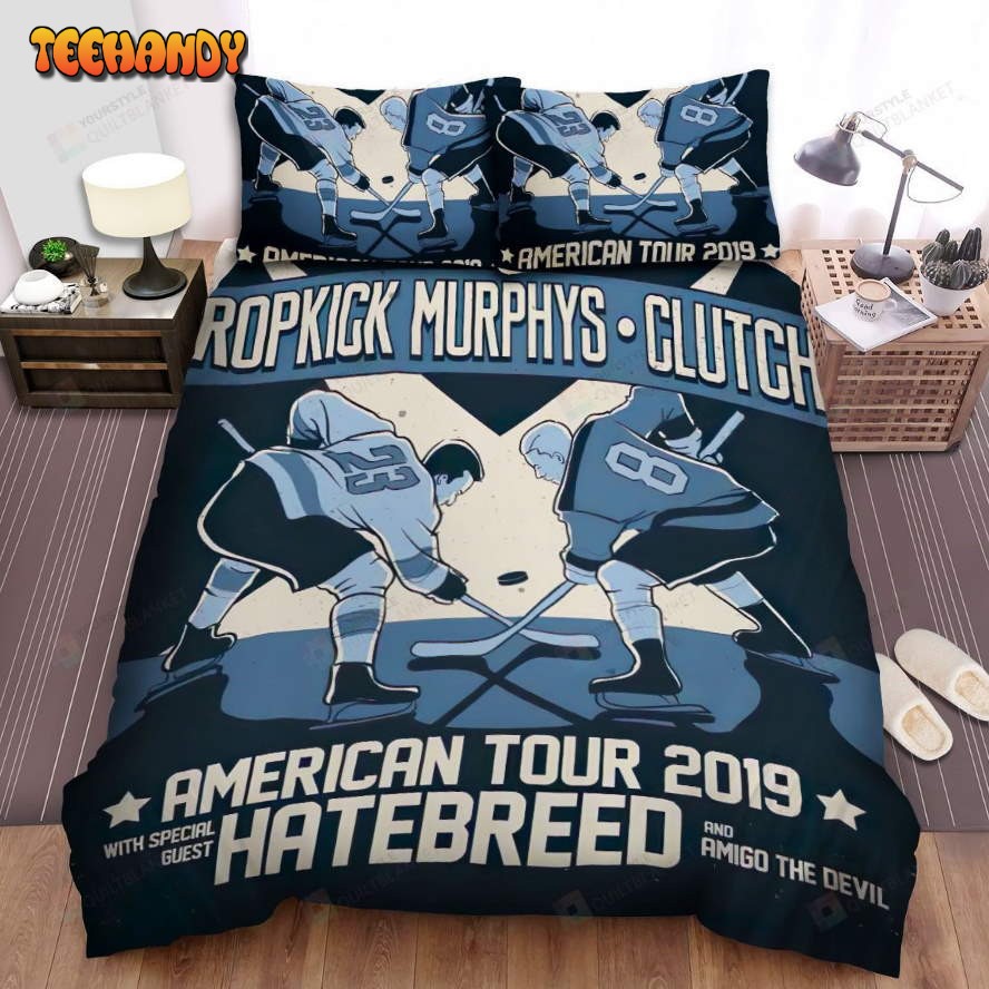 Dropkick Murphys American Tour Poster Spread Comforter Bedding Sets