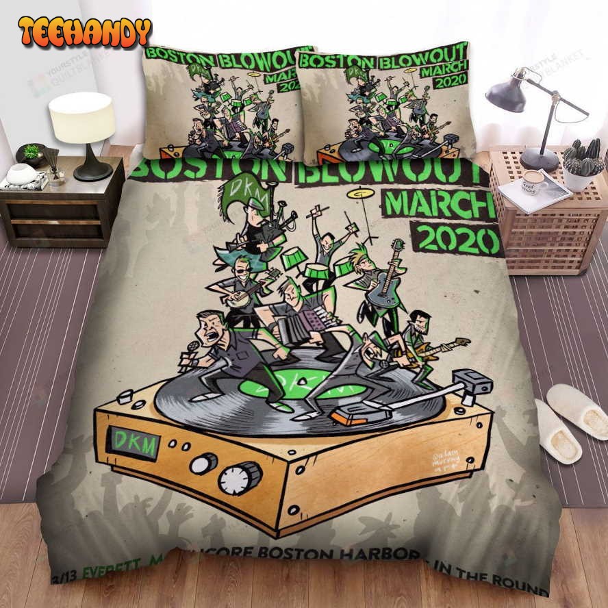 Dropkick Murphys Boston Blowout Poster Spread Comforter Bedding Sets