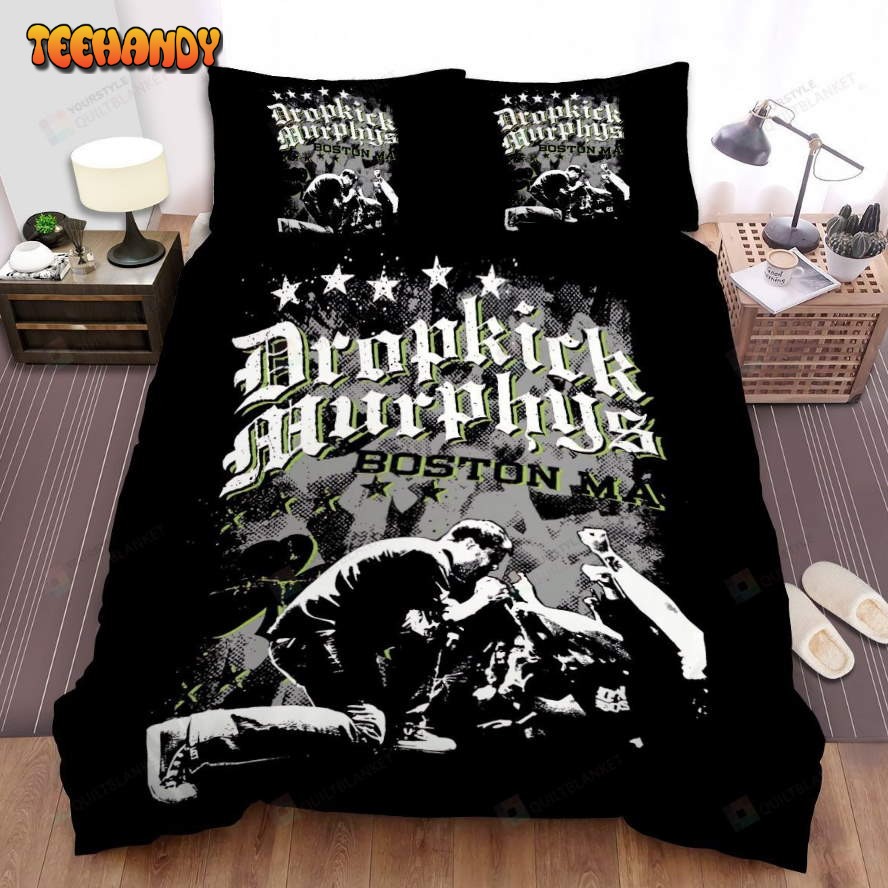 Dropkick Murphys Boston Ma Poster Spread Comforter Bedding Sets