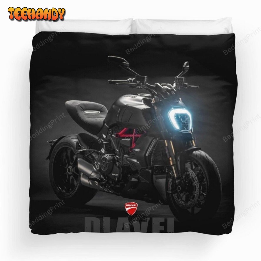 Ducati Diavel 1260 Motorcycle Biker Italy Duvet Cover Bedding Set