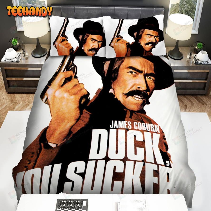Duck, You Sucker! Poster 2 Spread Comforter Duvet Cover Bedding Sets