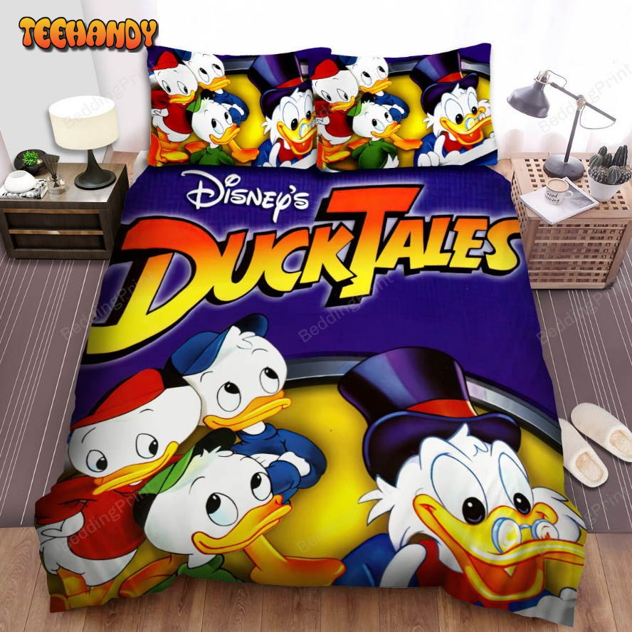 Ducktales Movie Poster 1 Bed Sheets Duvet Cover Bedding Sets