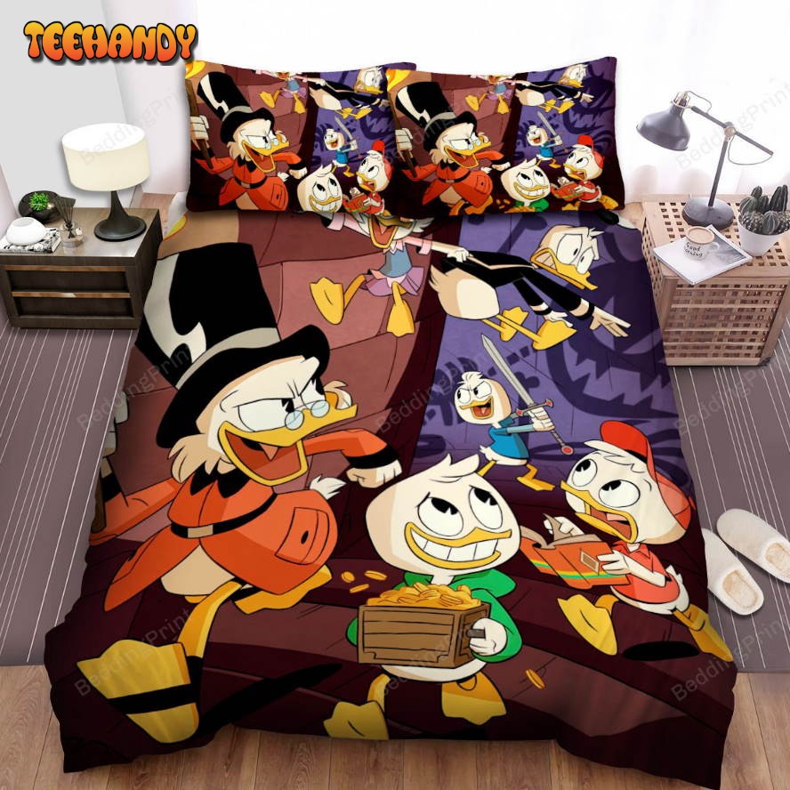 Ducktales Movie Poster 2 Bed Sheets Duvet Cover Bedding Sets