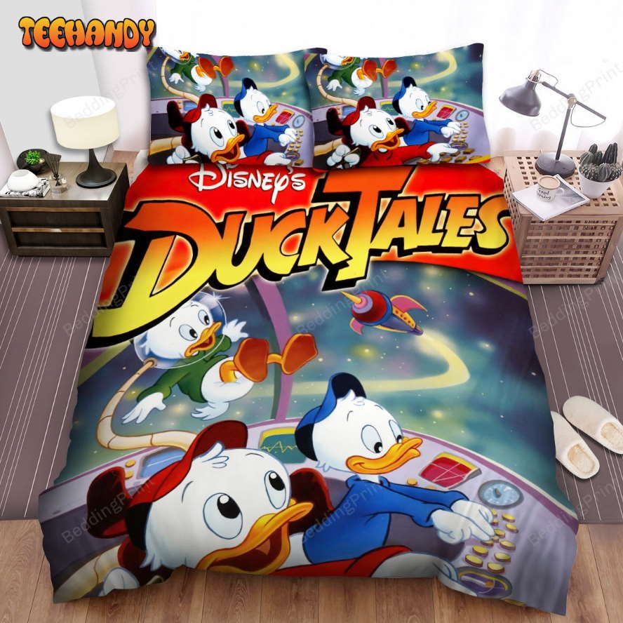 Ducktales Movie Poster 4 Bed Sheets Duvet Cover Bedding Sets