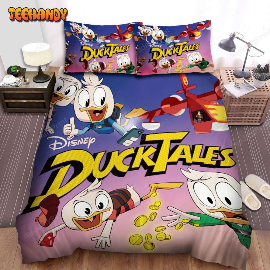 Ducktales Movie Poster 5 Bed Sheets Duvet Cover Bedding Sets
