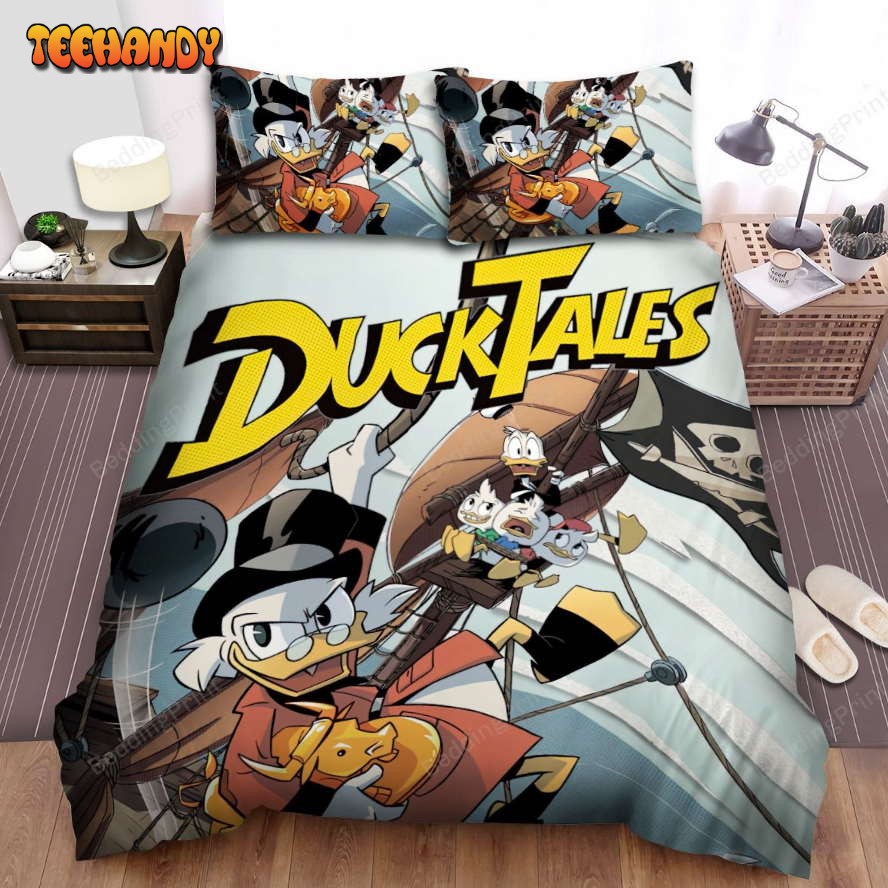 Ducktales Movie Poster 8 Bed Sheets Duvet Cover Bedding Sets