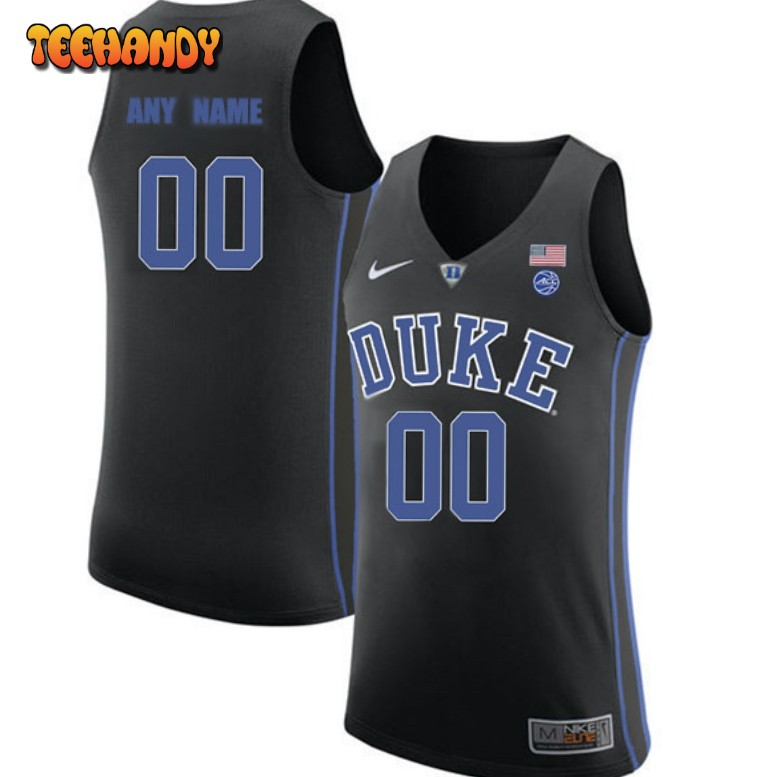 Duke Blue Devils Custom Black Authentic College Basketball Jersey
