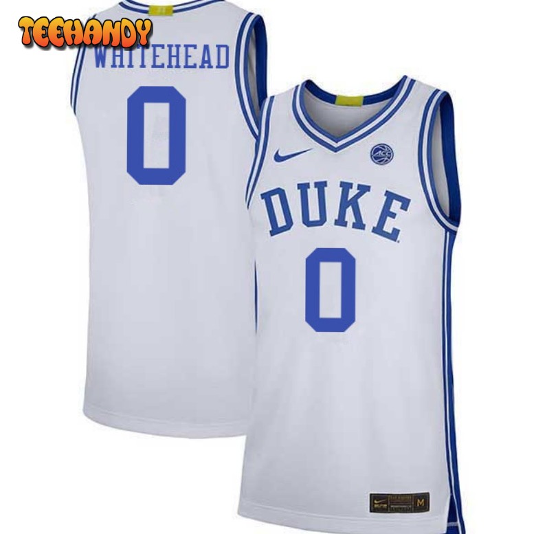 Duke Blue Devils Dariq Whitehead 2023 White College Basketball Jersey