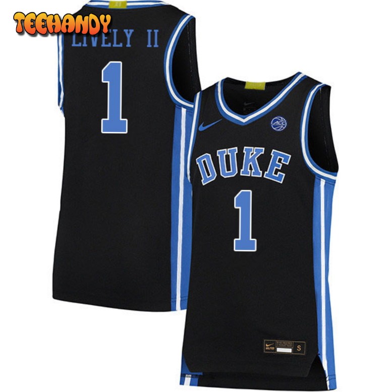 Duke Blue Devils Dereck Lively II 2023 Black College Basketball Jersey