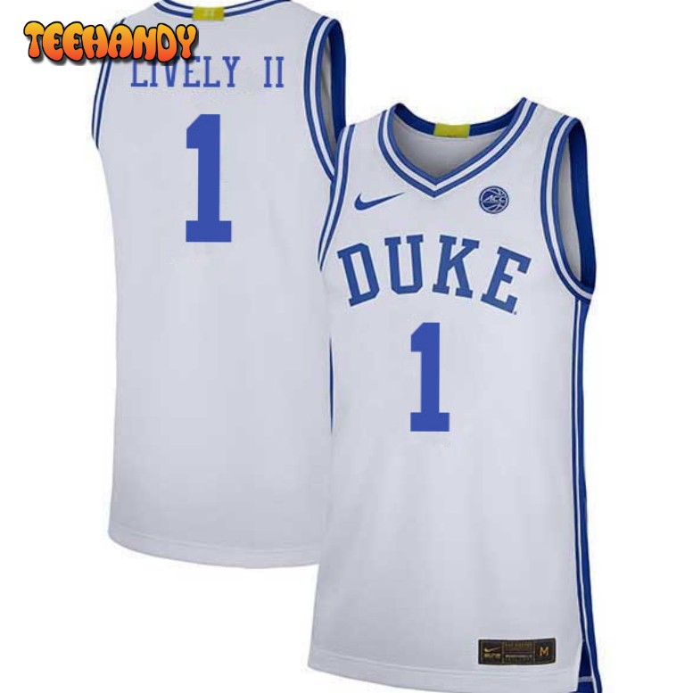 Duke Blue Devils Dereck Lively II 2023 White College Basketball Jersey