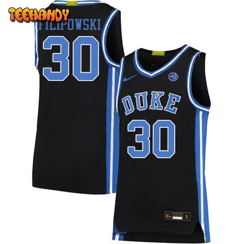 Duke Blue Devils Kyle Filipowski 2023 Black College Basketball Jersey