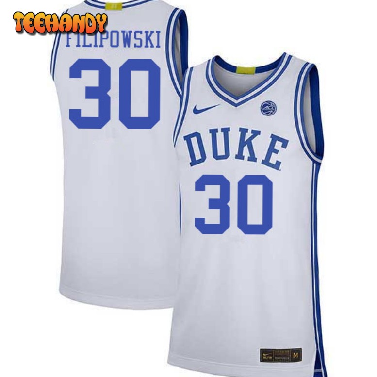 Duke Blue Devils Kyle Filipowski 2023 White College Basketball Jersey