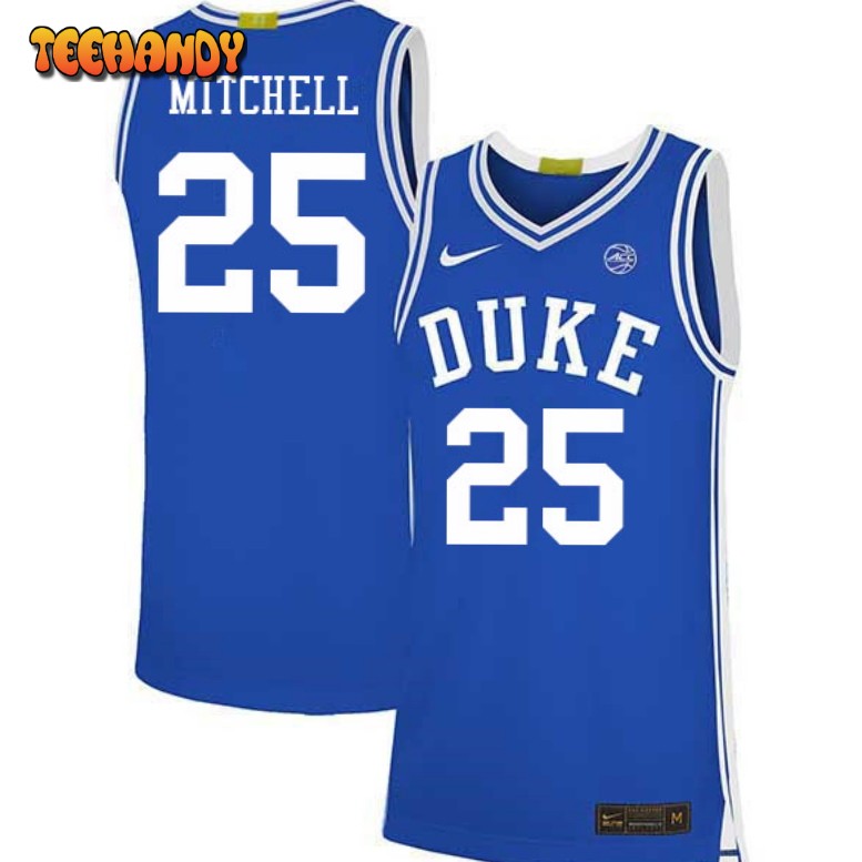 Duke Blue Devils Mark Mitchell 2023 Blue College Basketball Jersey