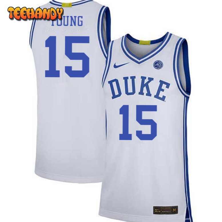 Duke Blue Devils Ryan Young 2023 White College Basketball Jersey