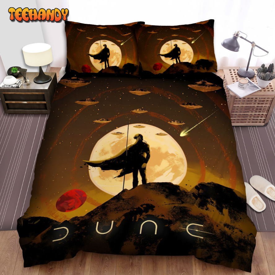 Dune Movie Digital Art Bed Sheets Spread Comforter Duvet Cover Bedding Sets