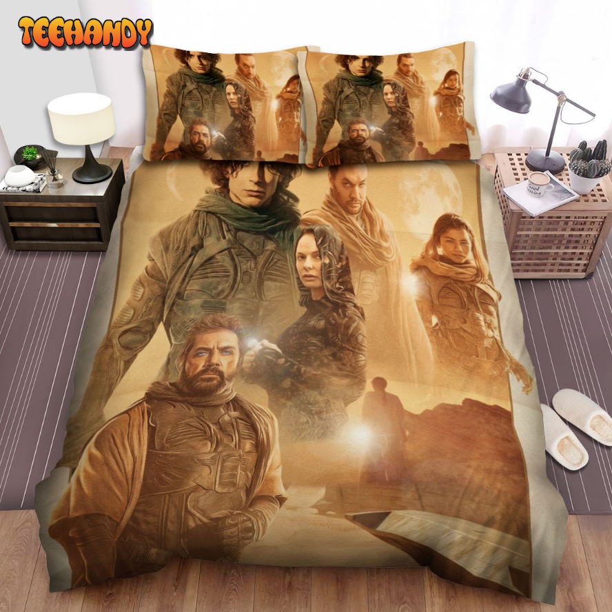 Dune Movie Poster 10 Spread Comforter Duvet Cover Bedding Sets