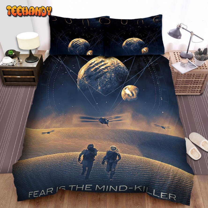 Dune Movie Poster 12 Spread Comforter Duvet Cover Bedding Sets