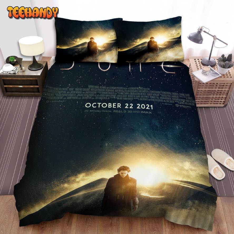 Dune Movie Poster 13 Spread Comforter Duvet Cover Bedding Sets