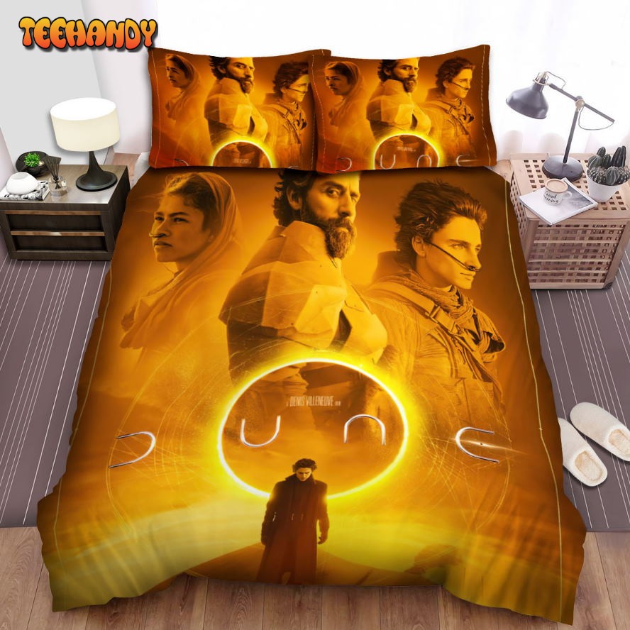 Dune Movie Poster 5 Spread Comforter Duvet Cover Bedding Sets