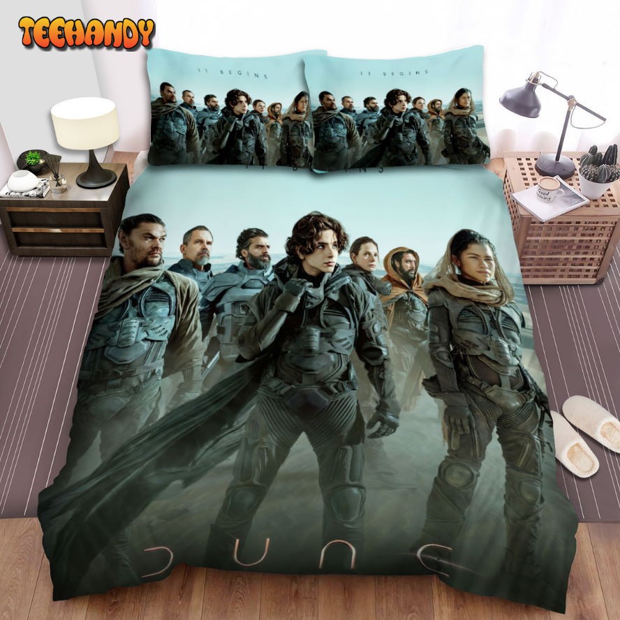 Dune Movie Poster 7 Spread Comforter Duvet Cover Bedding Sets