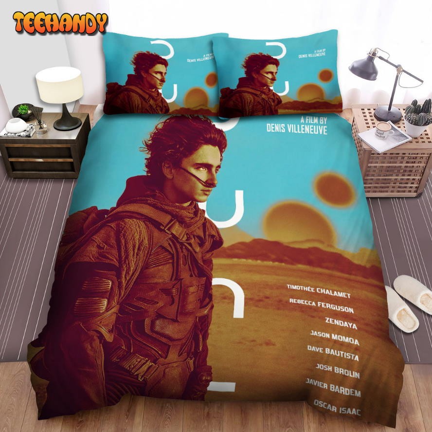 Dune Paul Atreides Poster Spread Comforter Duvet Cover Bedding Sets