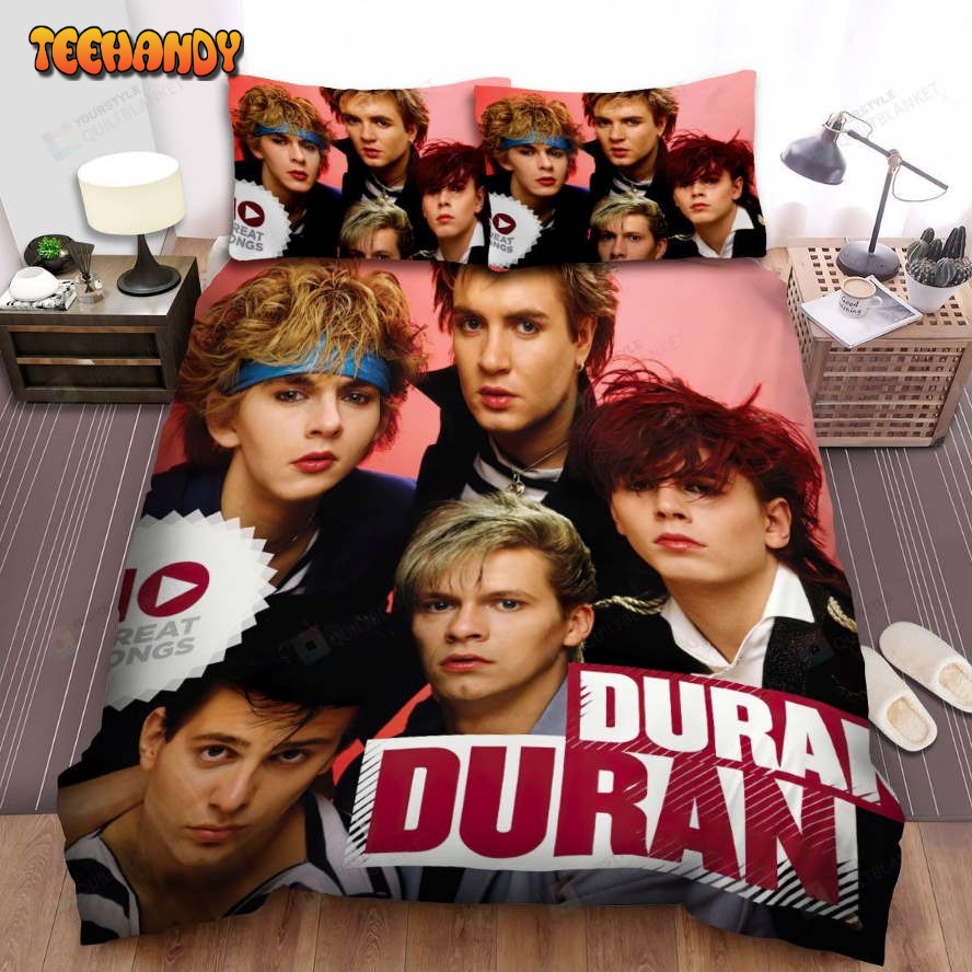 Duran Duran 10 Great Songs Spread Comforter Duvet Cover Bedding Sets