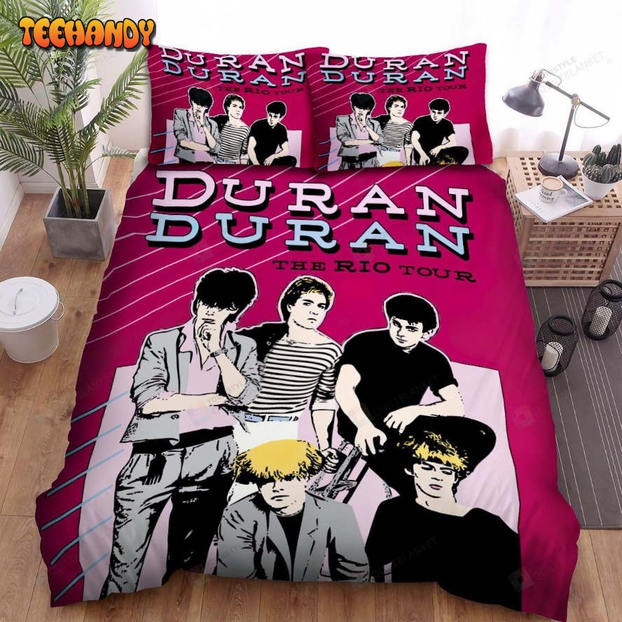 Duran Duran The Rio Tour Poster Comforter Duvet Cover Bedding Sets
