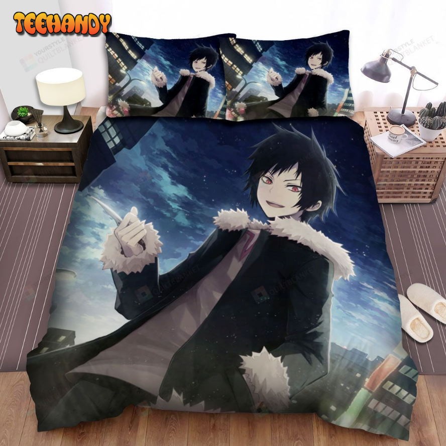 Durarara!! Character Izaya Spread Comforter Duvet Cover Bedding Sets