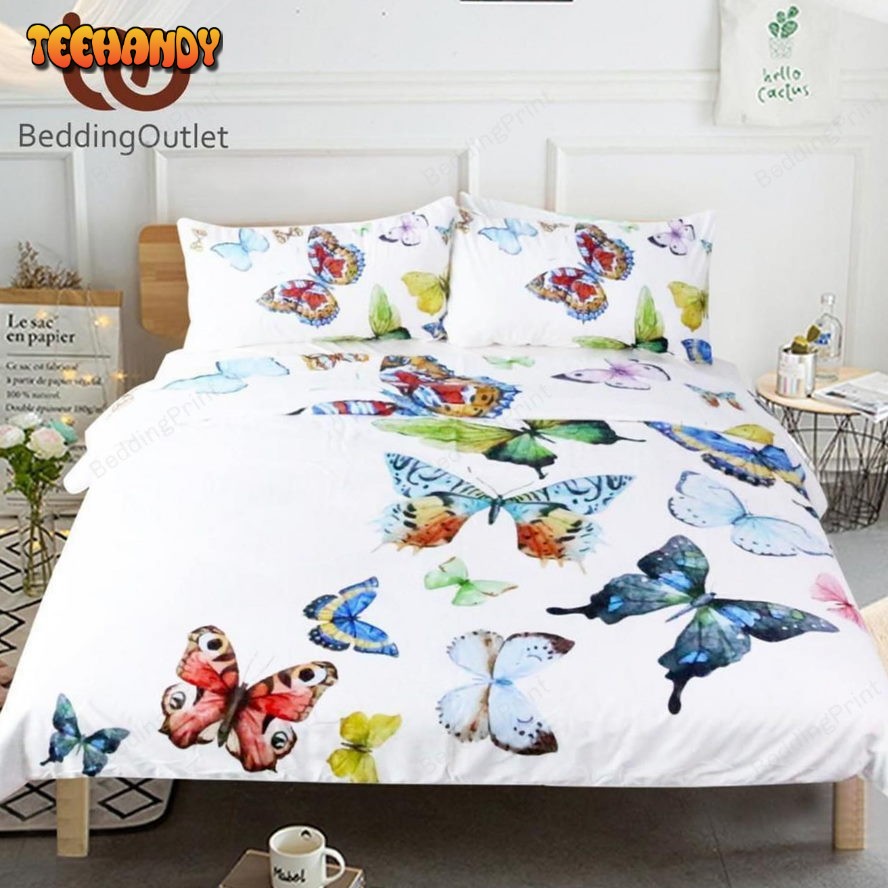 Duvet Covers – Flying Butterflies Set Butterfly Collection Bedding