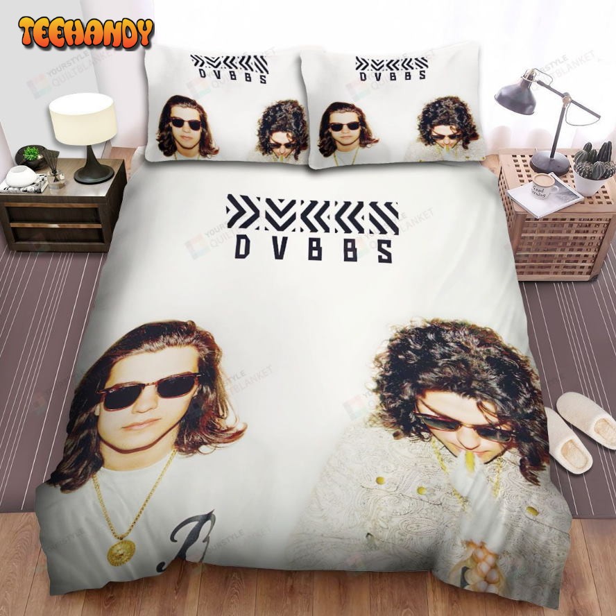 Dvbbs Band White Background Spread Comforter Duvet Cover Bedding Sets