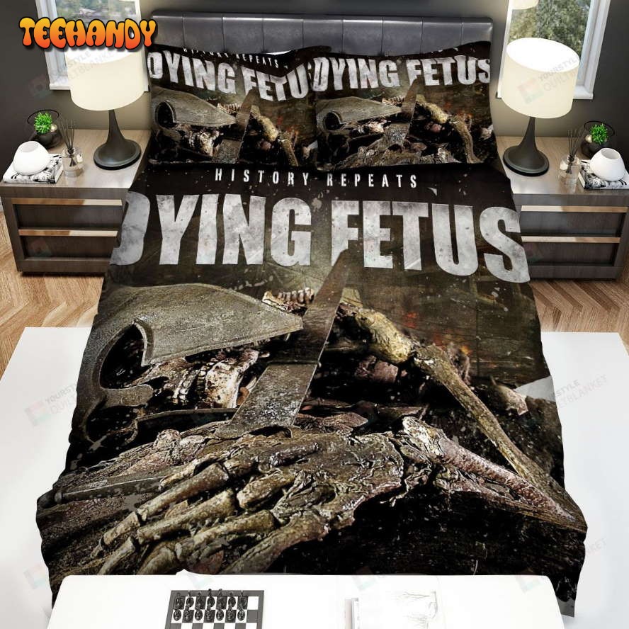 Dying Fetus Band History Repeats Album Cover Comforter Bedding Sets