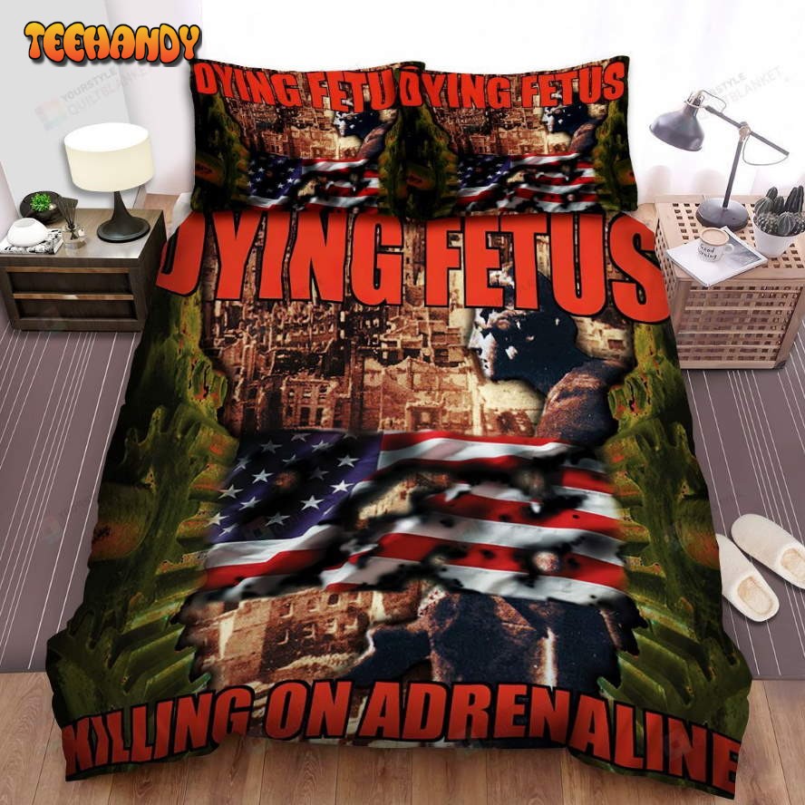 Dying Fetus Band Killing On Adrenaline Album Cover Comforter Bedding Sets