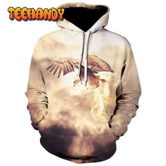 Eagle Pullover And Zippered Hoodies Custom 3D Eagle Graphic Hoodie