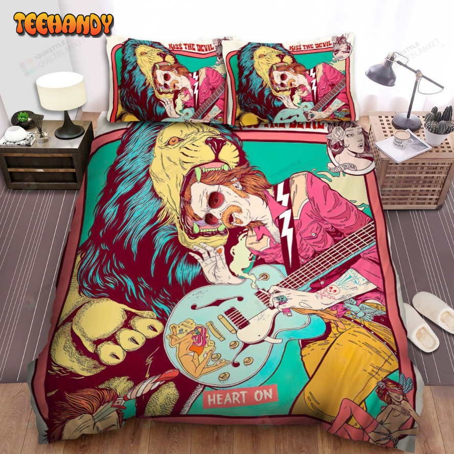 Eagles Of Death Metal Band Kiss The Devil Spread Comforter Bedding Sets