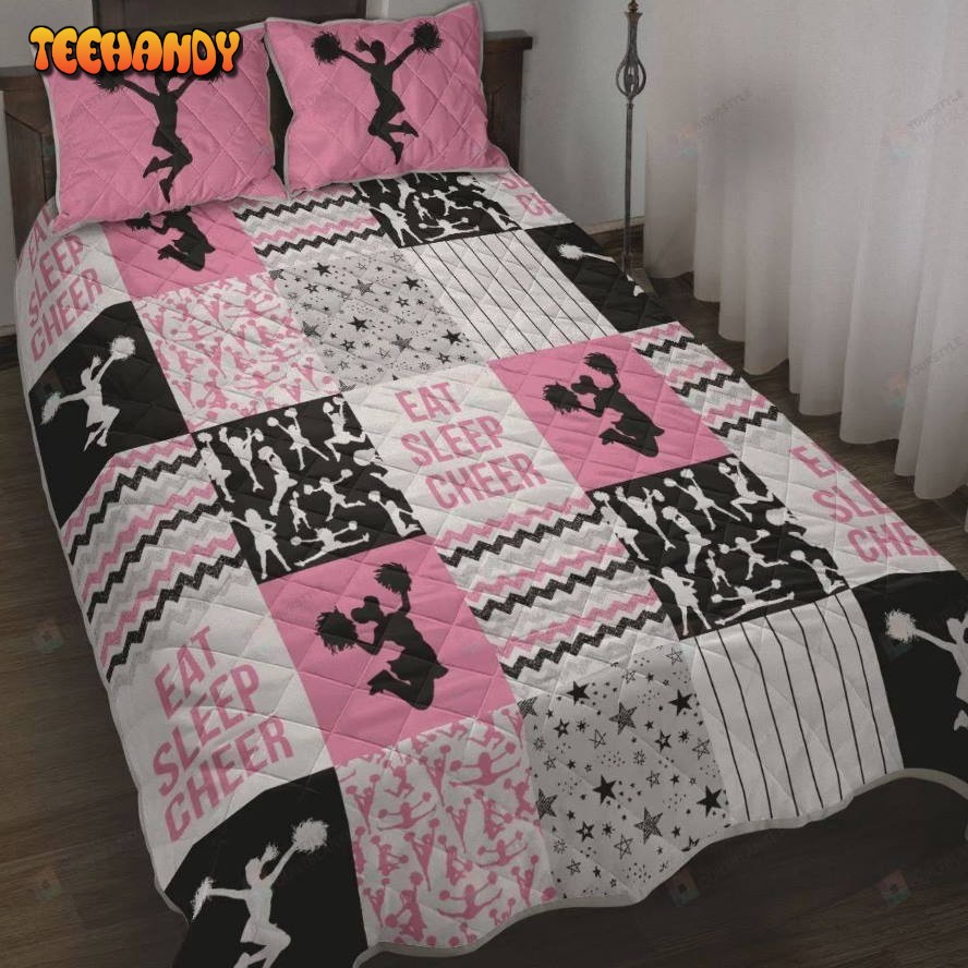 Eat Sleep Cheer Bed Sheets Duvet Cover Bedding Sets