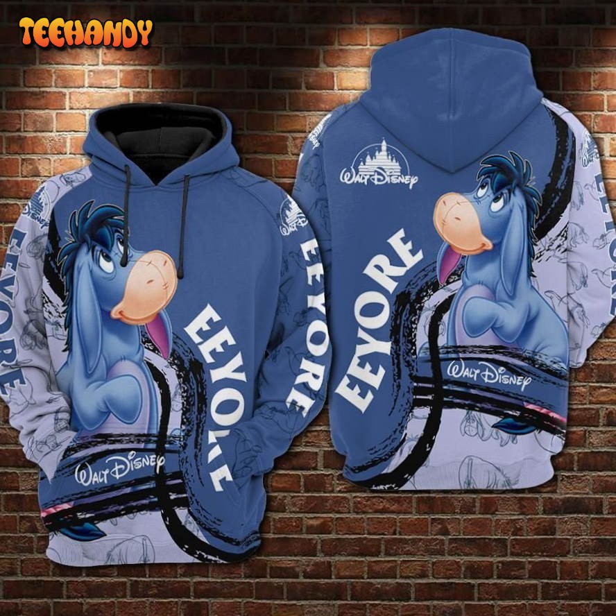 Eeyore V9 3D Hoodie For Men For Women All Over Printed Hoodie