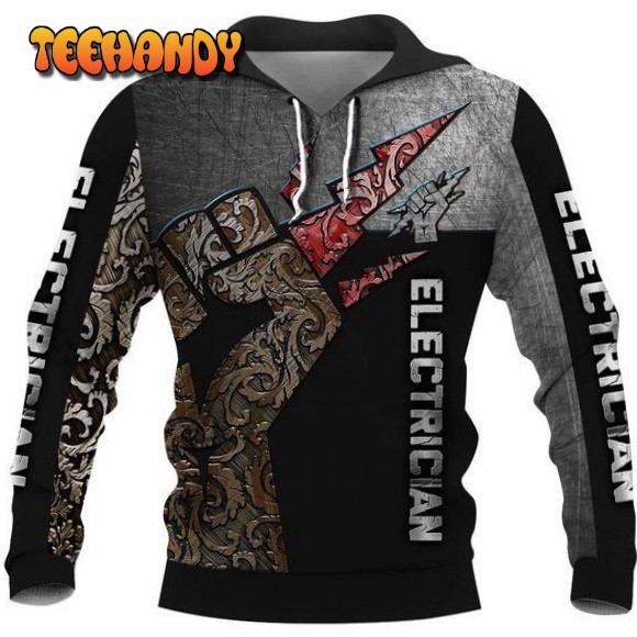 Electrician 3D Hoodie For Men For Women All Over Printed Hoodie