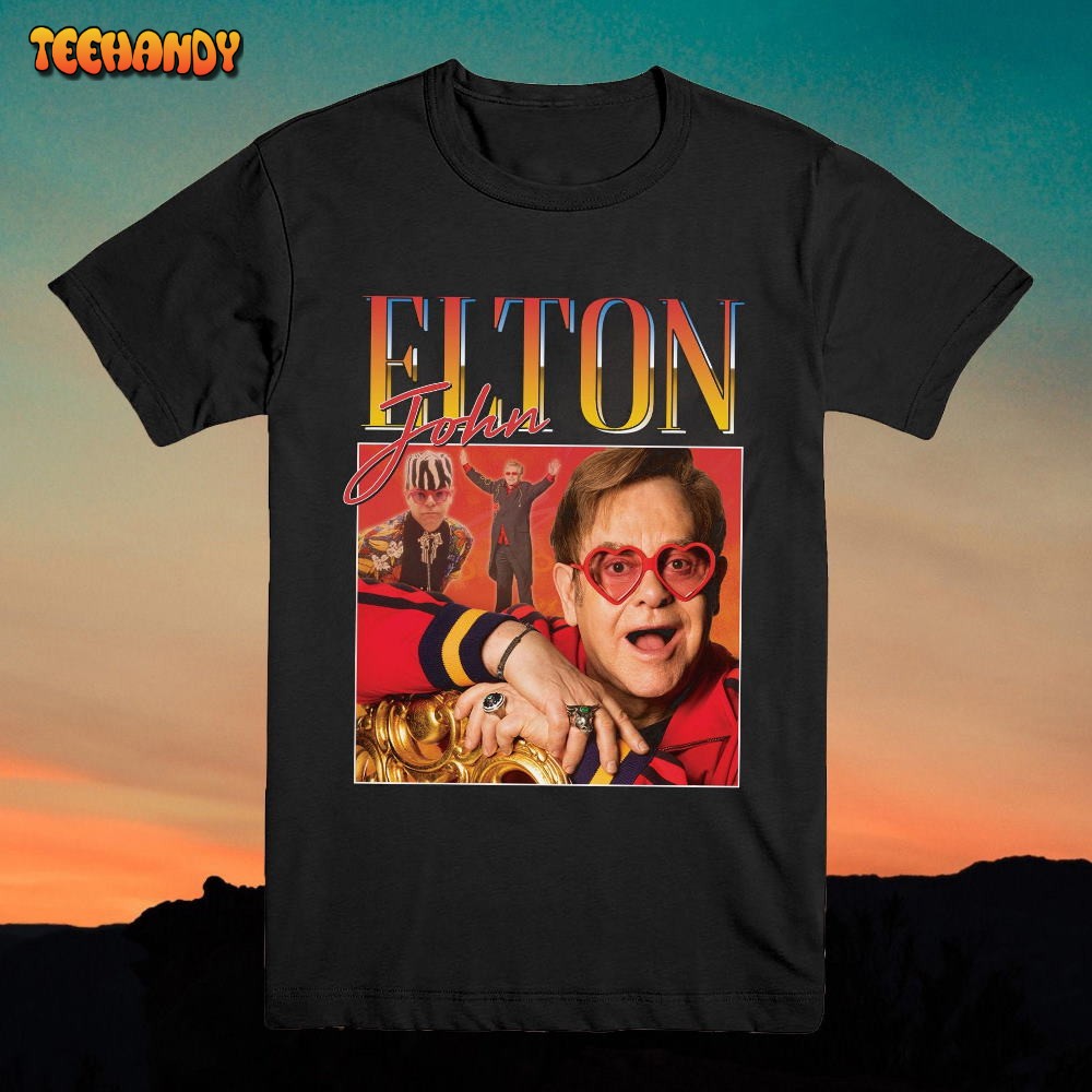 Elton John Shirt Vintage Homage T-shirt