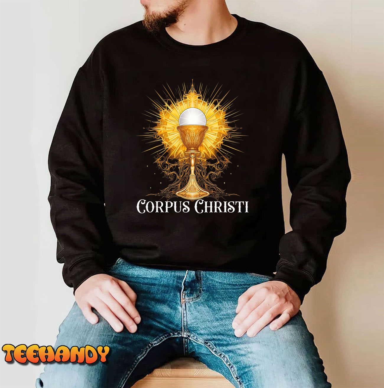 Eucharistic Adoration Traditional Latin Mass Catholic T-Shirt