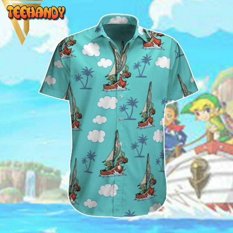 Flora Of Hyrule Hawaii Shirt, Zelda Link Lovers Game Hawaian Shirt