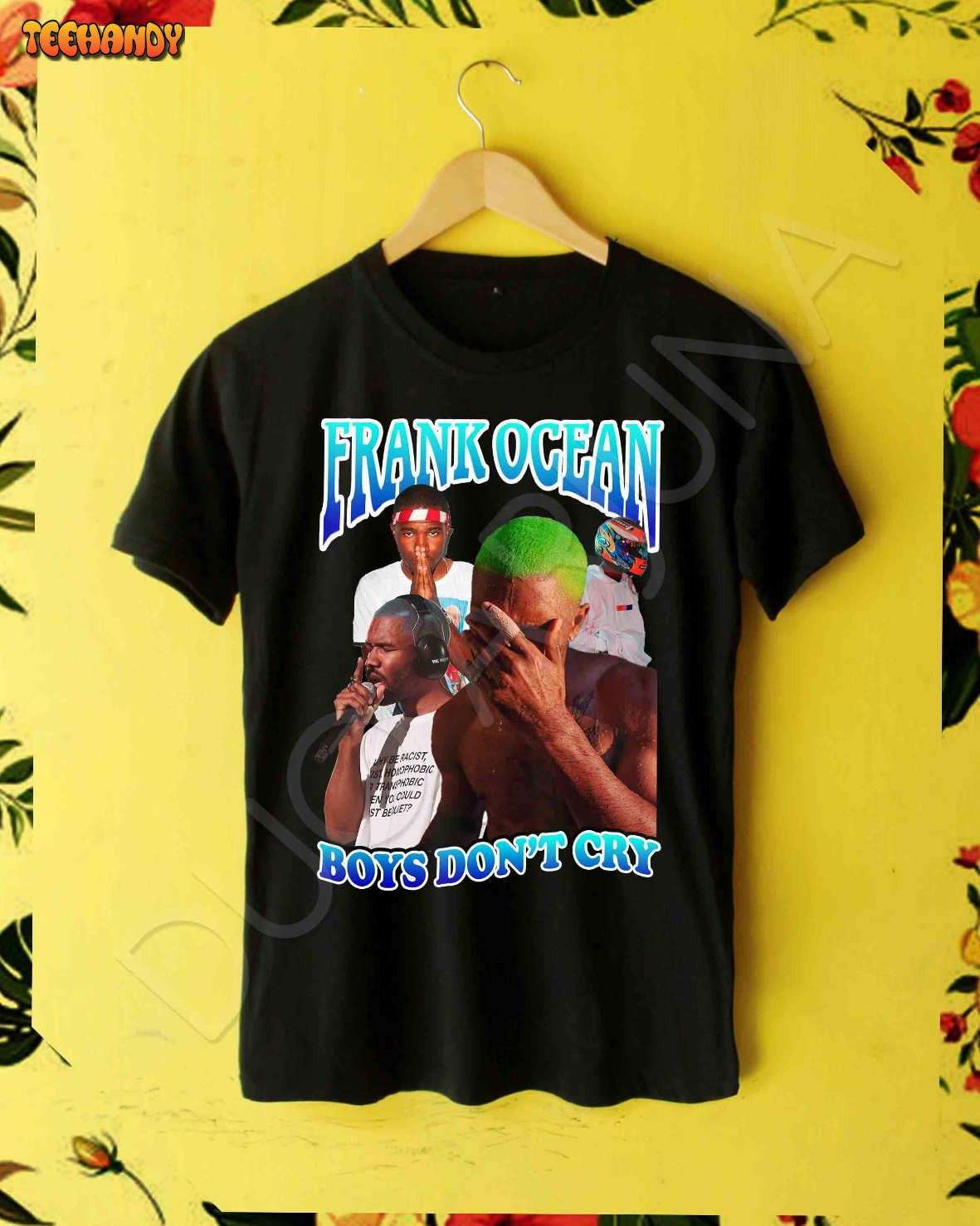 FRANK OCEAN Rap Hip Hop 90s Retro Frank Ocean Boys Dont Cry T Shirt